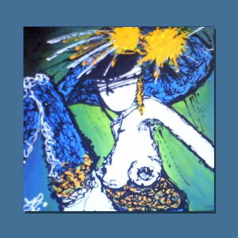 La femme au chapeau bleu